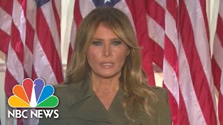 Watch Melania Trump’s Full Speech At The 2020 RNC  NBC News [upl. by Aznecniv142]