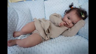 Kodi Bear Reborn Baby Doll Unboxing  Spanish  Cute Ending [upl. by Mackoff]