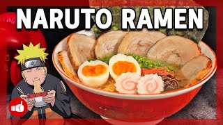 Make the RAMEN From Naruto  Tonkotsu Ramen Recipe [upl. by Obaza]