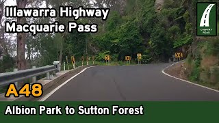 Driving the scenic Macquarie Pass and Illawarra Hwy 4K  Albion Park to Southern Highlands [upl. by Adnarrim]