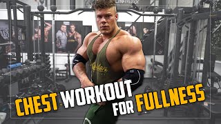 FULL CHEST WORKOUT For FULLNESS  Classic Bodybuilding [upl. by Rihsab525]