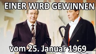 Einer Wird Gewinnen mit Hans Joachim Kulenkampff EWG vom 25 Januar 1969 [upl. by Henebry]