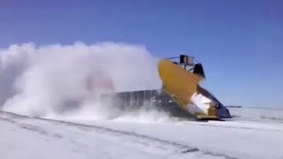 ❄️ Snow Plow Train Compilation 2018 HD Vol4  USA  Canada  Europe  Russia [upl. by Yrrek]