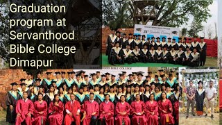 Graduation program at Servanthood Bible College Dimapur 2024 [upl. by Nosiddam]