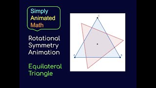 Rotational Symmetry Animation Equilateral Triangle [upl. by Syl]