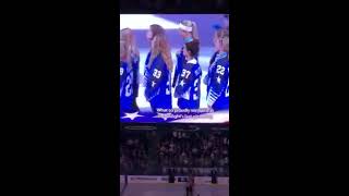 Jennifer Real Sings The National Anthem Tampa Bay Lightning [upl. by Bomke610]