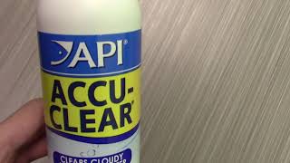 Fish Tips API Accu clear Water Clarifier [upl. by Gatias]