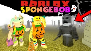 SPONGEBOB DAN PATRICK JADI HANTU HALLOWEEN 👻🤣  Roblox Spongebob Indonesia [upl. by Brie]