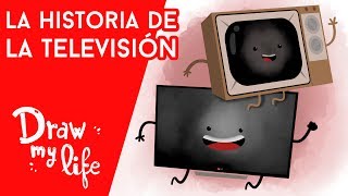 La HISTORIA de la TELEVISIÓN  Draw My Life [upl. by Ariad639]