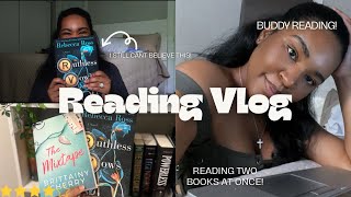 READING VLOG ⭐️📚💗🥰 buddy reading w ​⁠joycewesley [upl. by Alemac908]