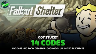 FALLOUT SHELTER Cheats Add Money Increase Stats Add Items No Disaster   Trainer by PLITCH [upl. by Ainolloppa]