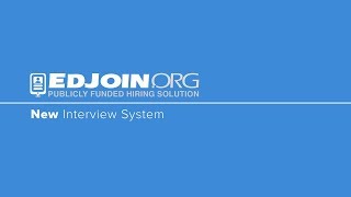 New Edjoin Admin Interview System [upl. by Gnaht]