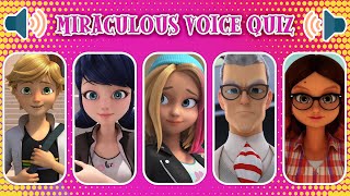 Miraculous Ladybug Voice Quiz [upl. by Aipotu]