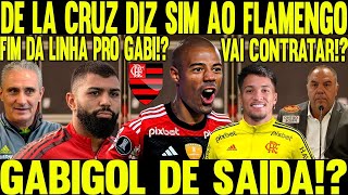 PODE LEVANTAR PLAQUINHA SAI GABIGOL ENTRA MARCOS LEONARDO FLAMENGO RECEBE “SIM” DE DE LÁ CRUZ [upl. by Larner]