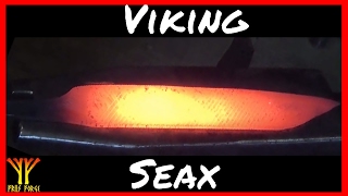 Forging a Viking Seax From a Farriers Rasp [upl. by Acireh]