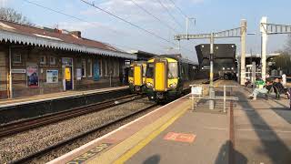 GWR amp ex C2C Class 387 units departing Maidenhead [upl. by Harmon]