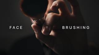 Relaxing ASMR Face Brushing Routine Before You Go To Bed [upl. by Kynthia]