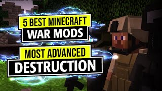 5 Best Minecraft War Mods Even Hitler Wouldn’t Last Here [upl. by Oirobil]