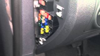 How to access the fuse box in a Volkswagen [upl. by Solegnave]