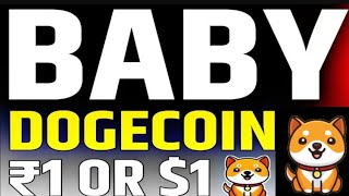 Baby Dogecoin News Today  Burning  BabyDoge Coin Price ₹1  Binance Listing [upl. by Ferd]