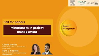 Call for papers Mindfulness in project management [upl. by Yrellih]