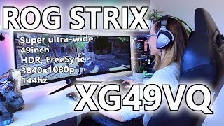 When ultrawide just isnt enough  ASUS ROG STRIX XG49VQ Review [upl. by Sulakcin]