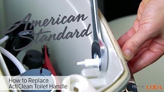 Toilet Handle Replacement – ActiClean SelfCleaning Toilet by American Standard [upl. by Fee]