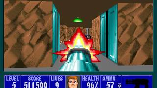 Wolfenstein 3D  Episode 4  Level 5 [upl. by Maryrose]