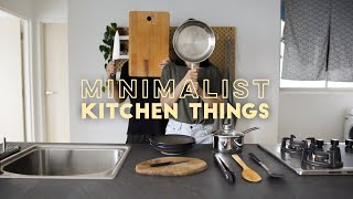 Minimalist Kitchen Essentials  Our 10 Favourite Basic Cooking Utensils [upl. by Kinelski]