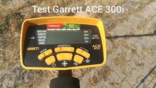 Garrett ACE 300i Metalldetektor Test Tiefentest deutsch [upl. by Itram]