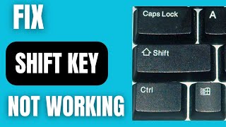 How to Fix Shift Key Not Working on Windows 1110 Tutorial [upl. by Euqram]