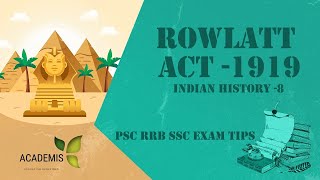 Rowlatt Act 1919 [upl. by Nahsaj]