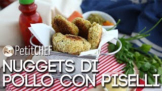 Nuggets di pollo con piselli e carote  Ricetta facile e sfiziosa Tutorial cucina PetitChefit [upl. by Ann-Marie437]