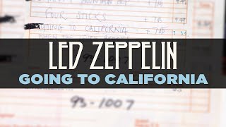 Led Zeppelin  Going To California Official Audio [upl. by Otir]