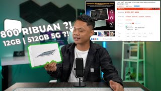 Nyoba Beli Tablet 800Ribuan yang paling laris di shopee [upl. by Derej686]