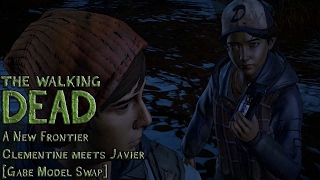 Walking Dead Season 3  Clementine meets Javier Gabe Model Swap [upl. by Joana]