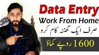 Data Entry Jobs Work From Home  Data Entry Online Work 2021 [upl. by Sulakcin]