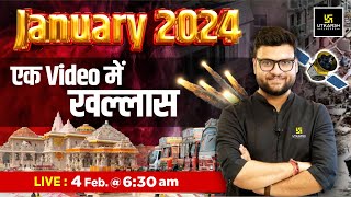 Current Affairs 2024  January 2024 Complete Revision  By Kumar Gaurav Sir [upl. by Federica]