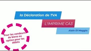 La déclaration de TVA CA3 [upl. by Deeyn]