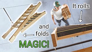 MAGIC Folding Rolling Staircase for Loft [upl. by Eenimod]