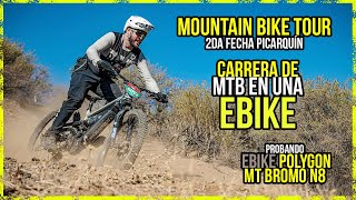 Compitiendo en una Carrera de XC en una Bicicleta Eléctrica Ebike  Mountain Bike Tour Picarquín [upl. by Emelda427]