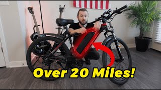 400 Amazon EBike Range Test How Far Can You Go On an Ancheer Electric Bike Battery [upl. by Virginie]