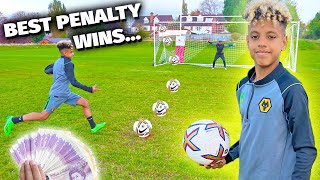 THE BEST FOOTBALL PENALTY WINS £1000  TASH BALLER [upl. by Nyleikcaj388]