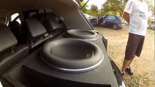 JL Audio W7 Loud Bass Excursion [upl. by Mallis]