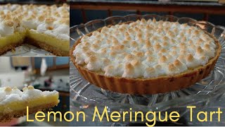 Lemon Meringue Tart  Delish Food with Maria [upl. by Orland]