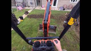 How To Use Operate a Micro Mini Digger Excavator [upl. by Eneluj]