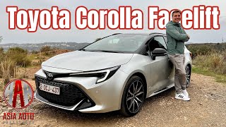 Toyota Corolla GR Sport 20 Hybrid Facelift Test Drive  English Review  2023 [upl. by Vinaya]