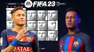 FIFA 23 FACE NEYMAR 2015Pro Clubs TUTORIAL [upl. by Torrlow917]