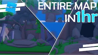 Making a FULL MAP in 1 HOUR  ROBLOX Studio [upl. by Aniahs]