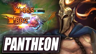 Wild Rift Pantheon Jungle Gameplay in Season 12 Build amp Runes [upl. by Eignav]